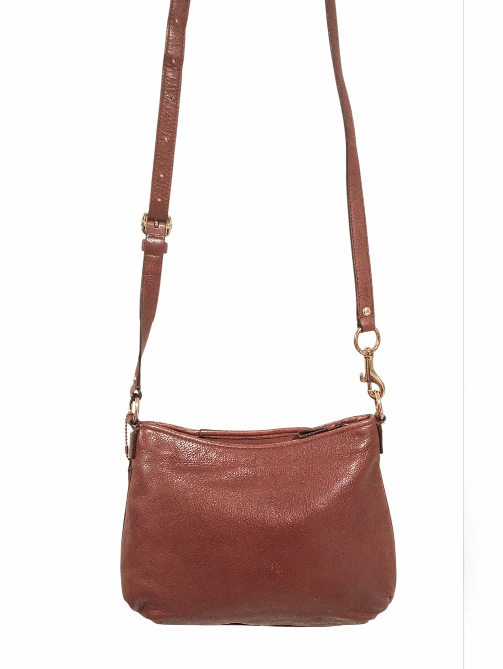 Coach Madison Isabella Pebbled Leather Crossbody - Picture 6 of 14